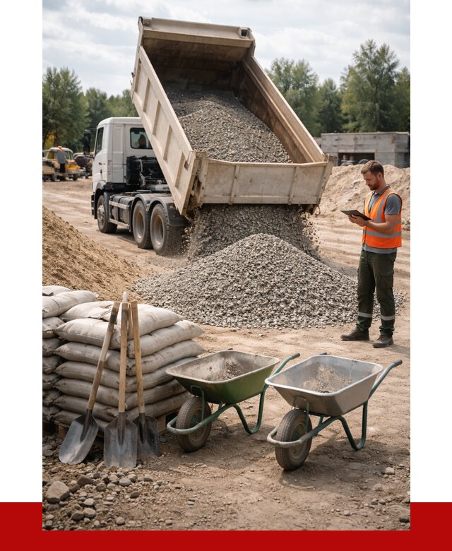 Доставка нерудных материалов в Ртищеве от 1226 руб. | ПРОНЕРУДРтщ