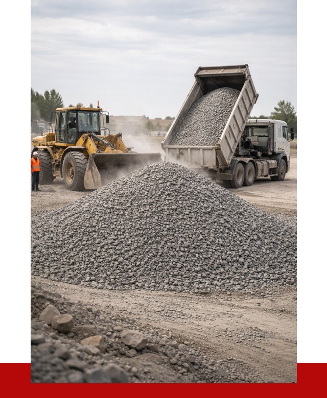 Купить щебень с доставкой в Ртищеве от 2554 руб. | ПРОНЕРУДРтщ
