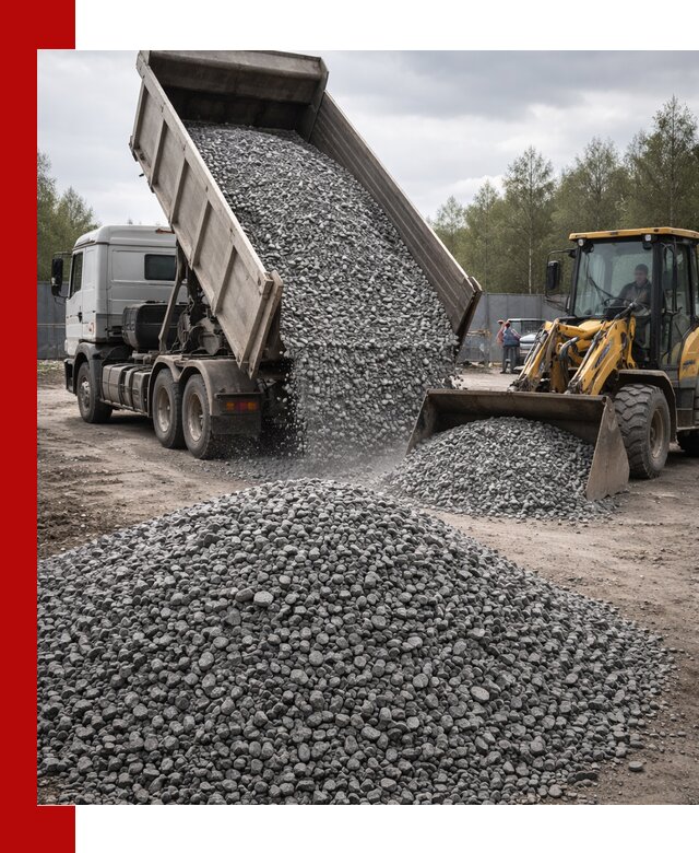 Доставка и продажа щебня гранитного в Ртищеве