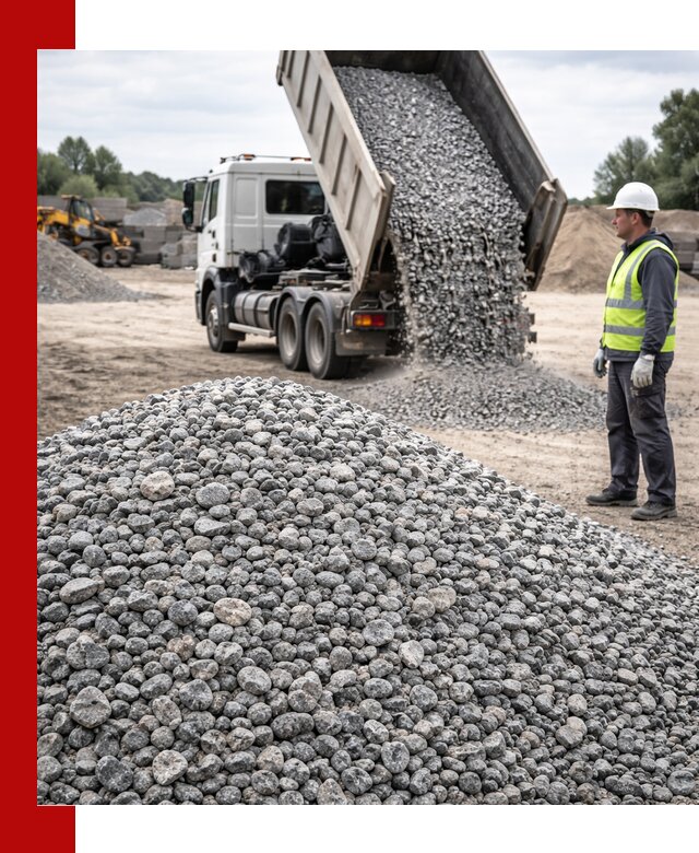 Доставка и продажа гранитного щебня фракции 5-20 в Ртищеве