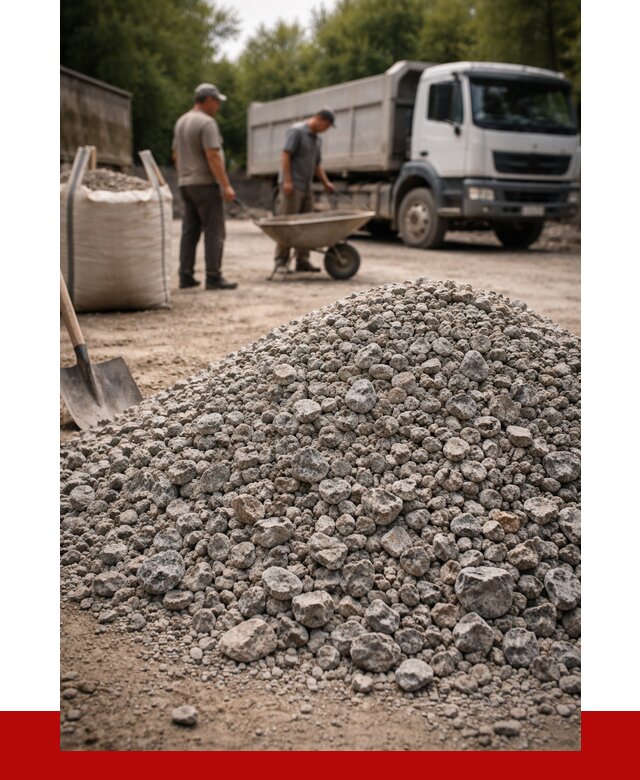 Гранитный щебень фракция 20-40 в Ртищеве от 3269 руб. ПРОНЕРУДРтщ