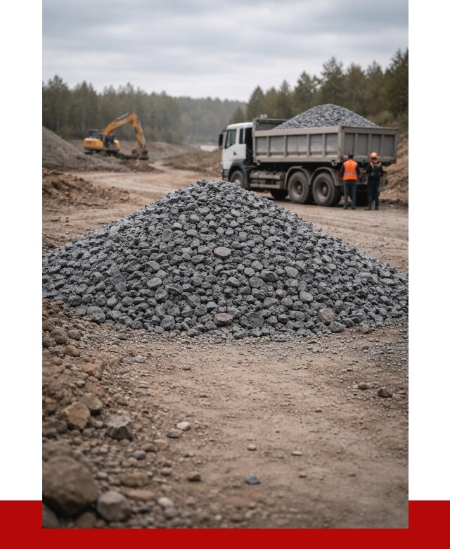 Щебень габбро диабаз фракция 40-70 в Ртищеве от 2247 р-ПРОНЕРУДРтщ