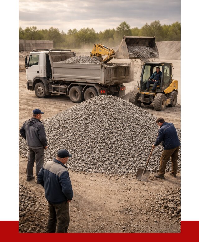 Гравийный щебень фракция 5-20 в Ртищеве от 2452 р. ПРОНЕРУДРтщ