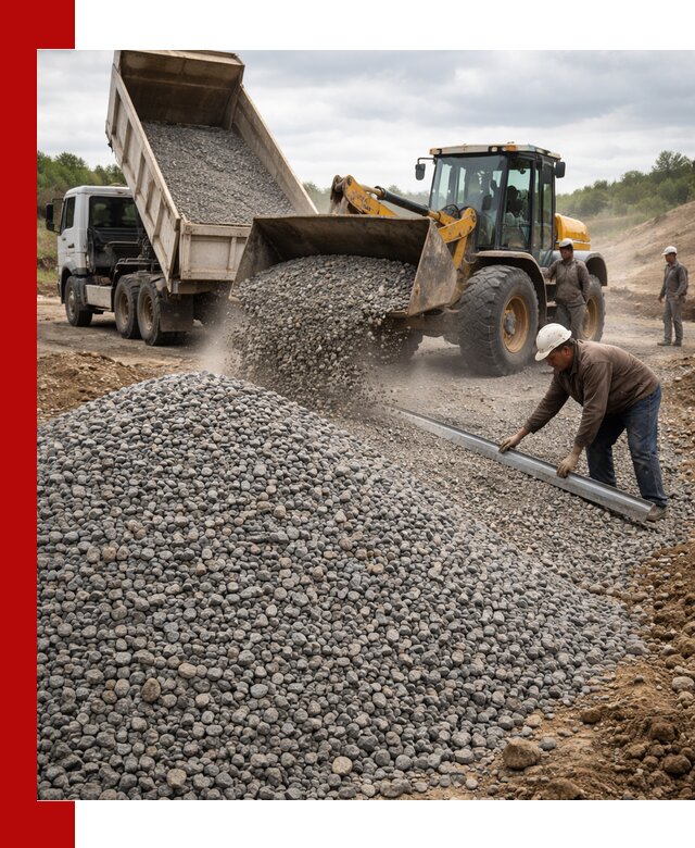Гравийный щебень фракция 5-20 с доставкой в Ртищеве