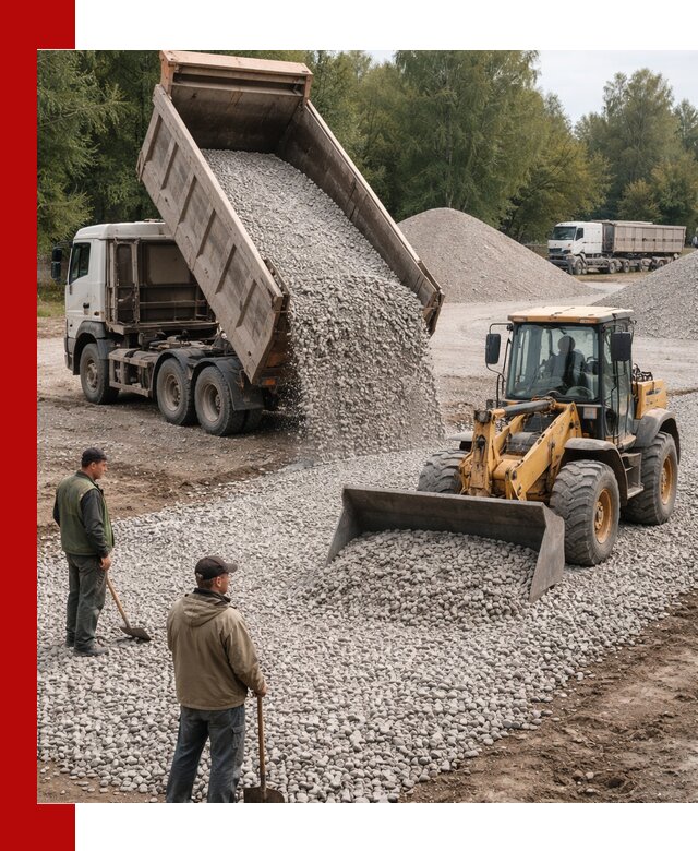 Купить гравийный щебень фракция 20-40 в Ртищеве с доставкой