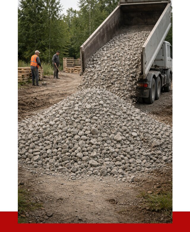 гравийный щебень фракция 70-120 в Ртищеве от 2503 р. ПРОНЕРУДРтщ