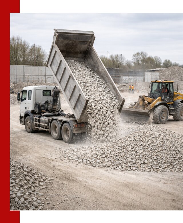 Доставка и продажа известнякового щебня в Ртищеве