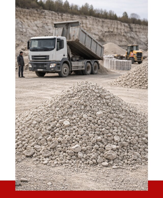 Известняковый щебень фракция 5-20 в Ртищеве, 4290 р. ПРОНЕРУДРтщ