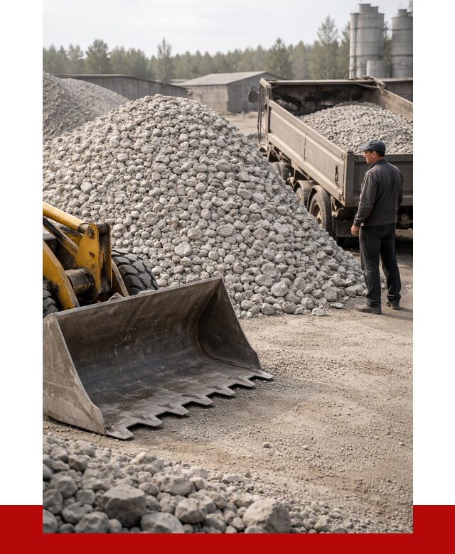 Известняковый щебень фракция 40-70 в Ртищеве от 4290 р. | ПРОНЕРУДРтщ