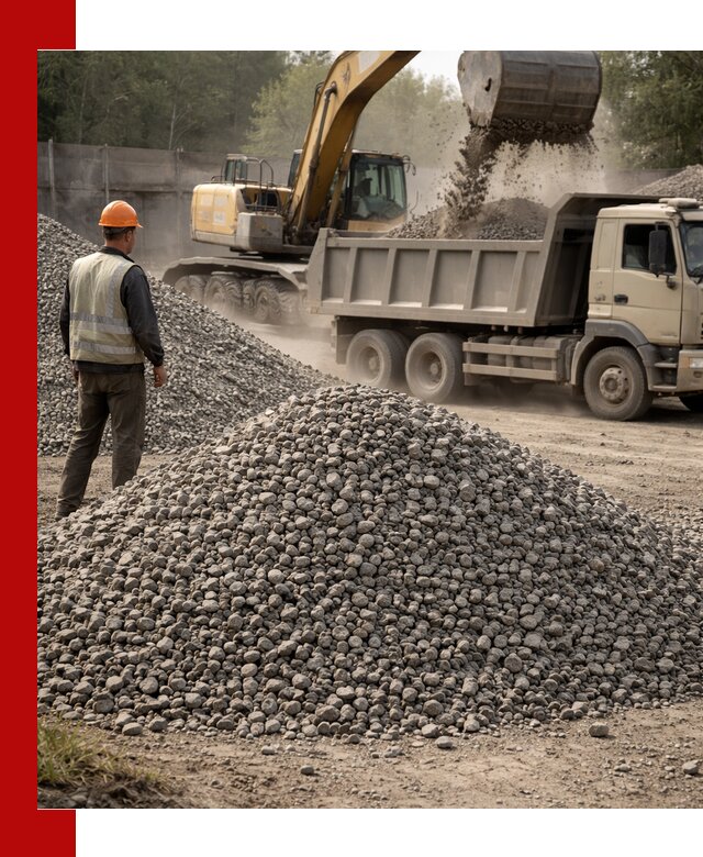 Шлаковый щебень фракция 5-20 с доставкой в Ртищеве