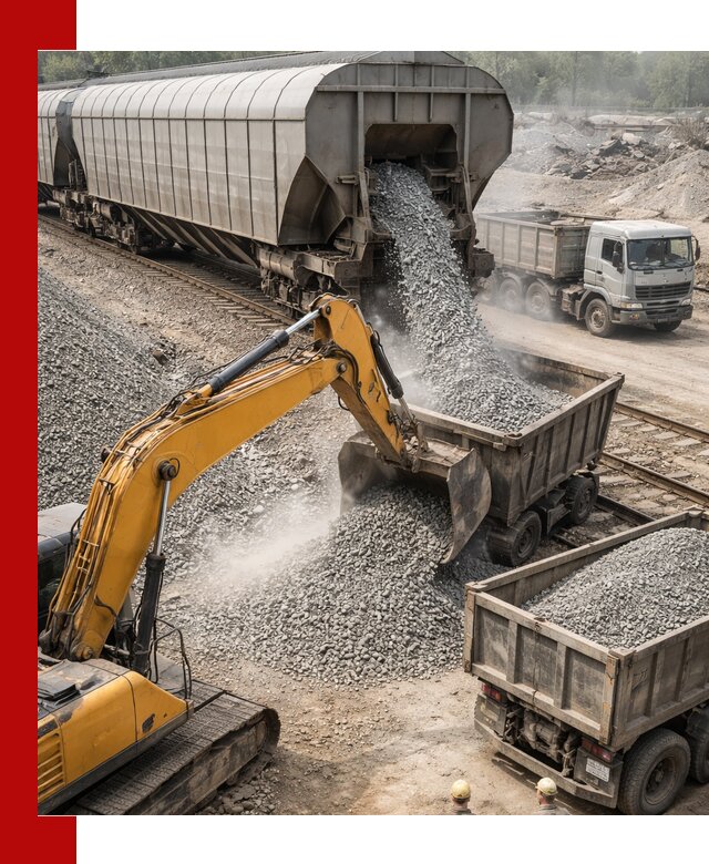 Доставка железнодорожного щебня в Ртищеве крупными партиями быстрого отгруза