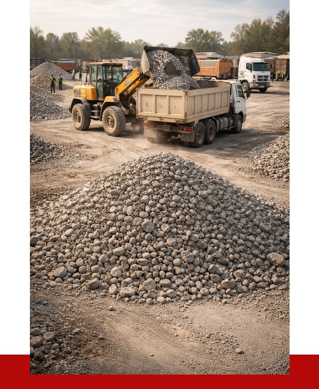 Вторичный щебень фракция 40-70 в Ртищеве от 1777 р, ПРОНЕРУДРтщ