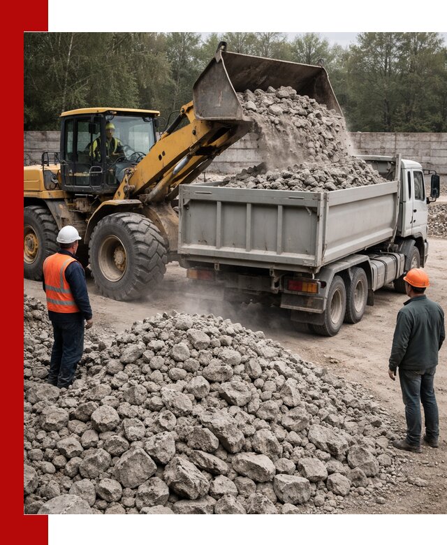 Вторичный щебень фракция 70–150 в Ртищеве с доставкой