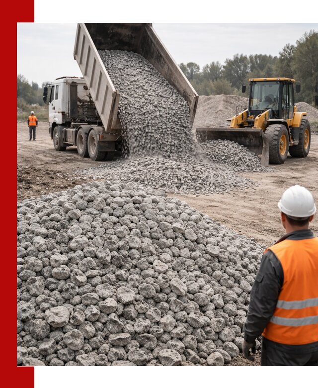 Доставка бетонного щебня фракции 20-40 в Ртищеве