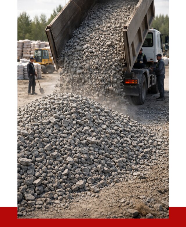 Бетонный щебень фракция 40-70 в Ртищеве от 1839 р. ПРОНЕРУДРтщ