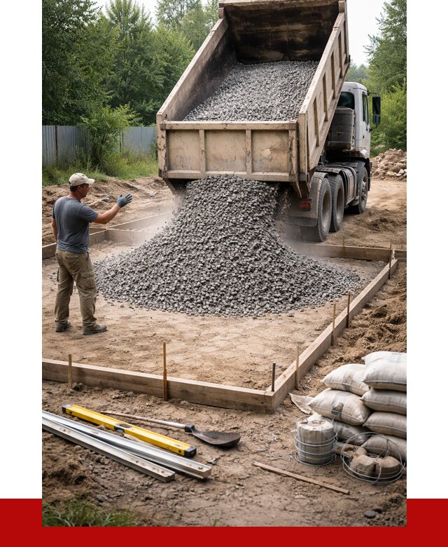 Купить щебень для фундамента в Ртищеве от 4597 р. | ПРОНЕРУДРтщ