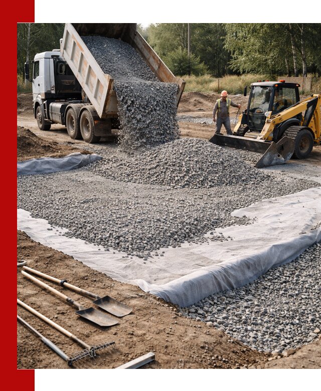 Щебень для фундамента с доставкой в Ртищеве