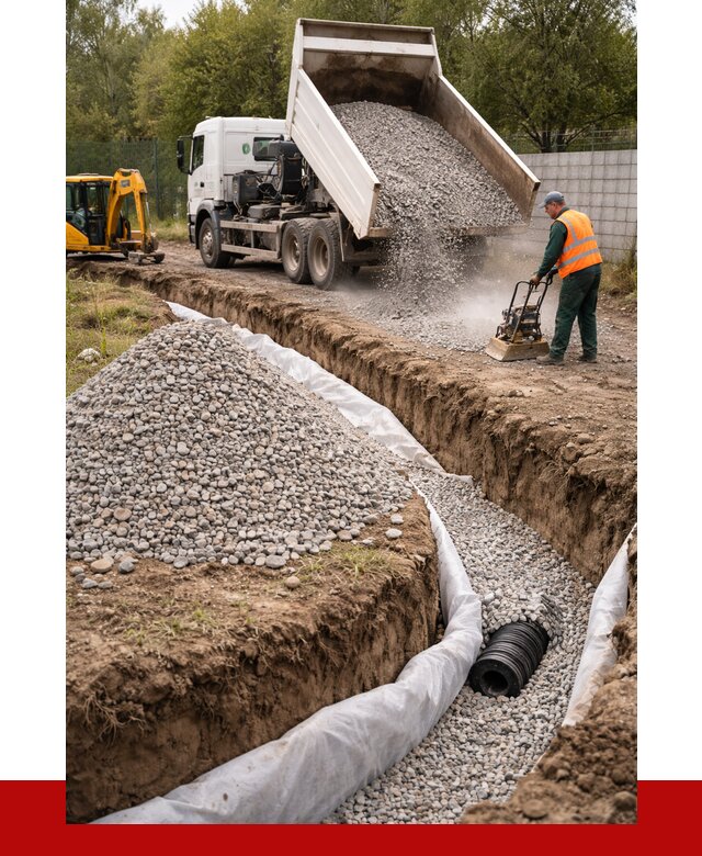 Щебень для дренажа в Ртищеве от 1890 р., ПРОНЕРУДРтщ доставка