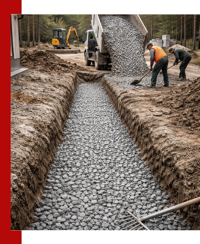 Щебень для дренажа с доставкой в Ртищеве высокого качества