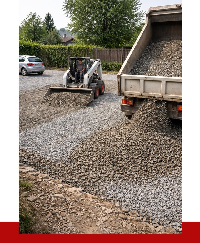 Щебень для парковки в Ртищеве с доставкой от 1226 р.| ПРОНЕРУДРтщ