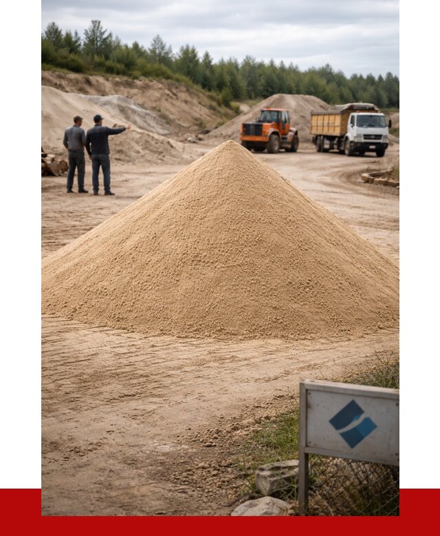 Карьерный песок навалом в Ртищеве от 1839 р. | ПРОНЕРУДРтщ