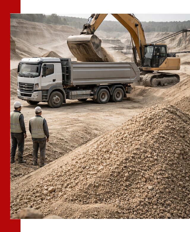 Карьерный крупнозернистый песок с доставкой в Ртищеве