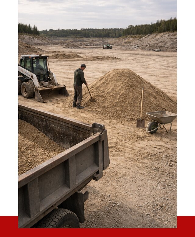 Карьерный песок среднезернистый в Ртищеве, от 2247 р. ПРОНЕРУДРтщ