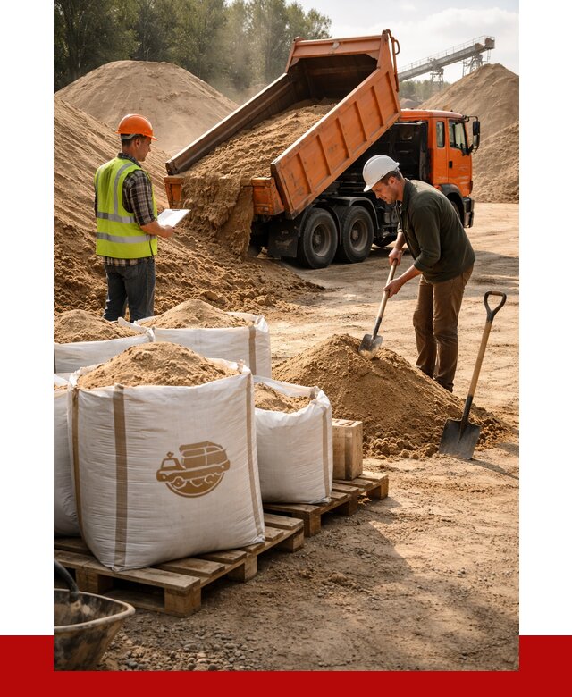 Строительный песок в Ртищеве от 2247 р. с доставкой, ПРОНЕРУДРтщ