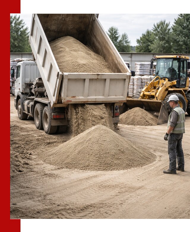 Поставка и доставка песка для бетона в Ртищеве