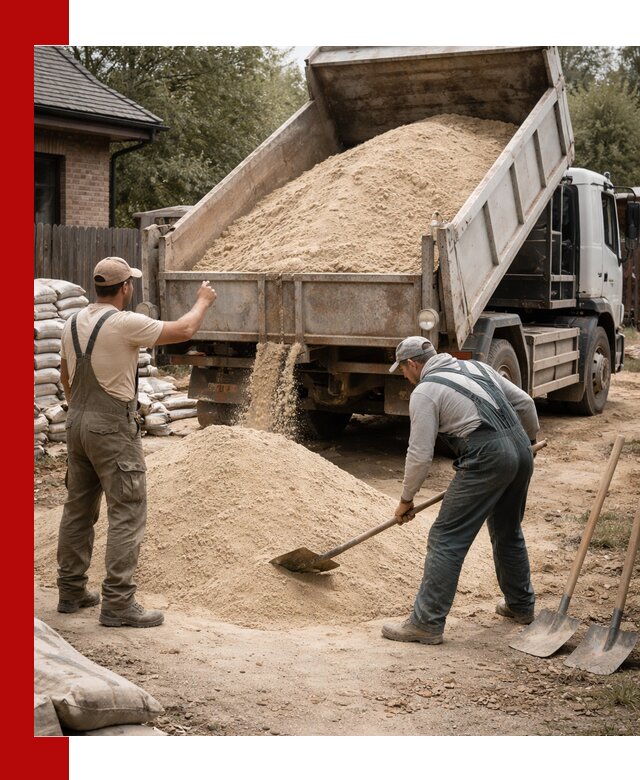 Песок для штукатурки с доставкой в Ртищеве качественный и чистый