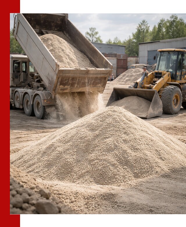 Кварцевый песок с доставкой в Ртищеве для строительных работ