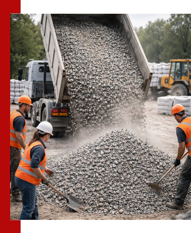 Доставка гравия и камня в Ртищеве оптом и в розницу