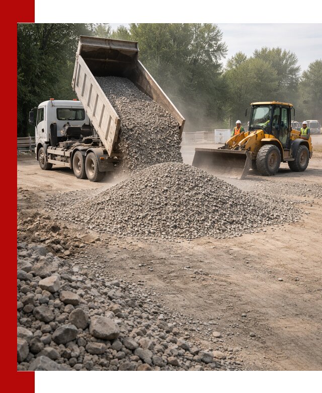 Гравий фракция 5–20 доставка в Ртищеве оптом и в розницу