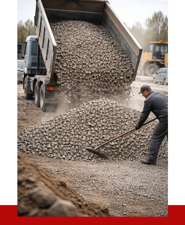 Гравий фракция 20-40 в Ртищеве от 2554 р. доставка | ПРОНЕРУДРтщ