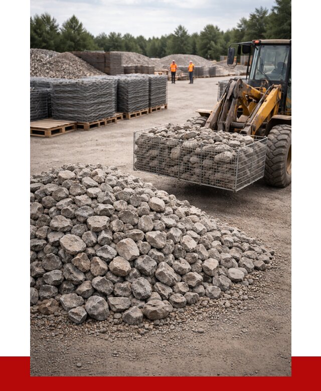 Камень для габионов фракция 70-150 в Ртищеве от 4290 р. | ПРОНЕРУДРтщ