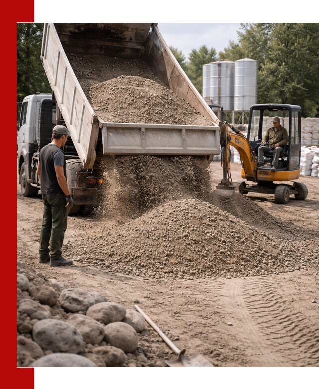 Доставка ПГС С3 в Ртищеве самосвалами и миксерами
