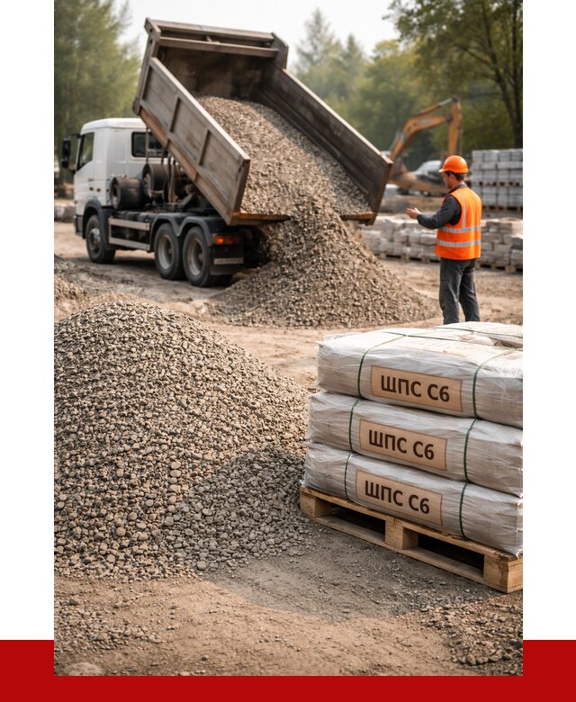 ЩПС С6 в Ртищеве с доставкой от 2247 р. за куб | ПРОНЕРУДРтщ