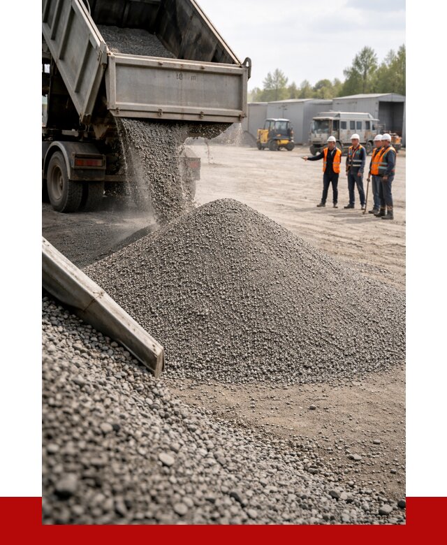 Гравийный отсев 0-5 в Ртищеве от 1226 р. с доставкой | ПРОНЕРУДРтщ