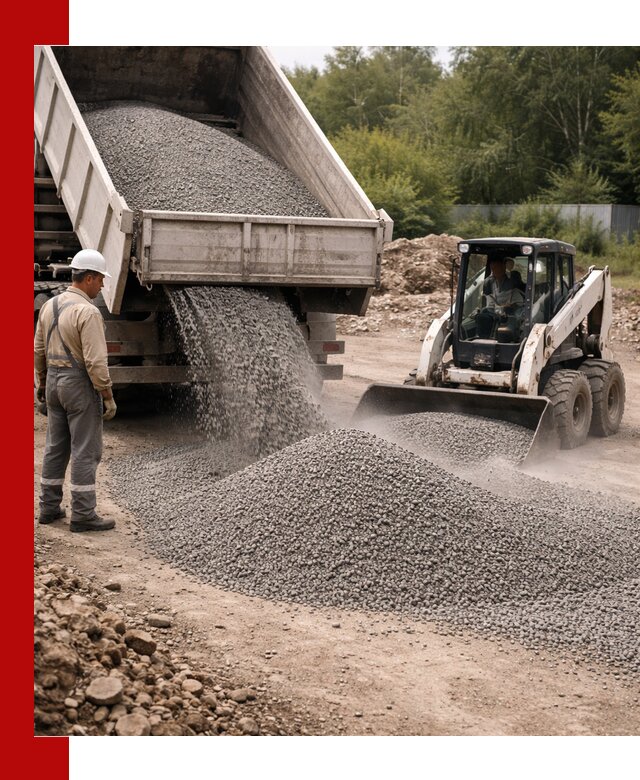 Доставка гравийного отсева 0-5 в Ртищеве оптом и в розницу