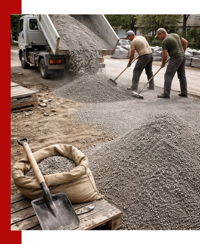 Отсев для тротуарной плитки в Ртищеве — доставка и укладка