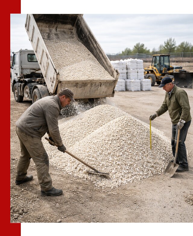 Мраморная крошка с доставкой и разгрузкой в Ртищеве