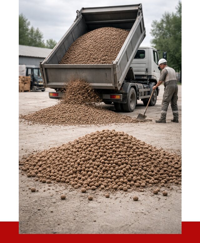 Керамзит с доставкой в Ртищеве от 4290 р. за м3 | ПРОНЕРУДРтщ