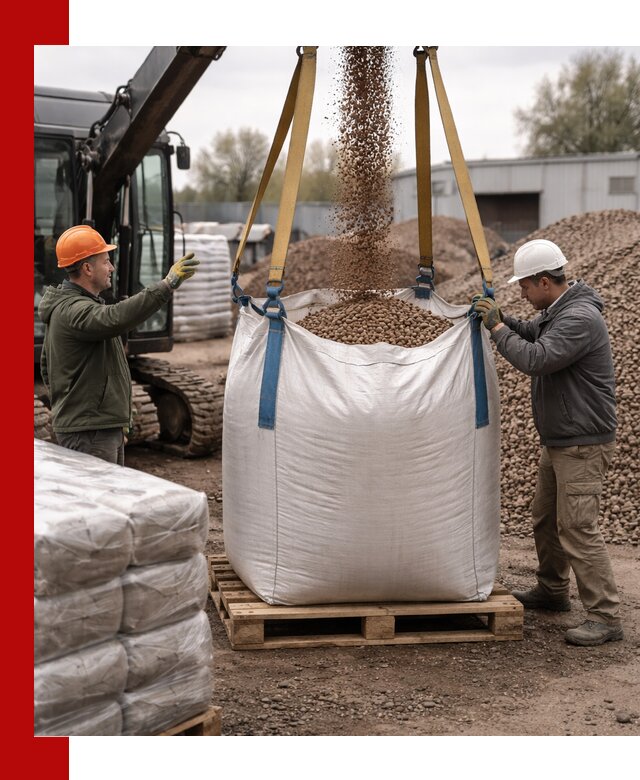 Керамзит в биг-бегах с доставкой в Ртищеве