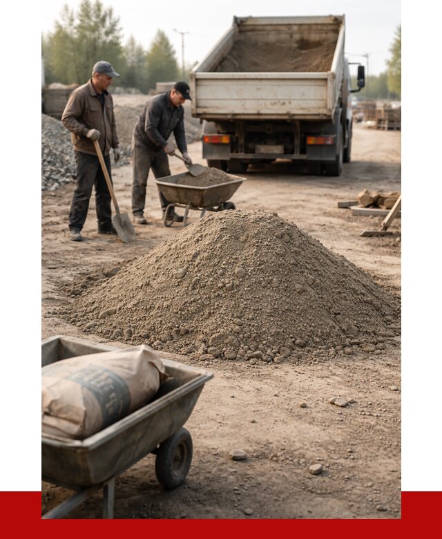 Цементно-песчаная смесь М150 в Ртищеве от 4801 р. | ПРОНЕРУДРтщ