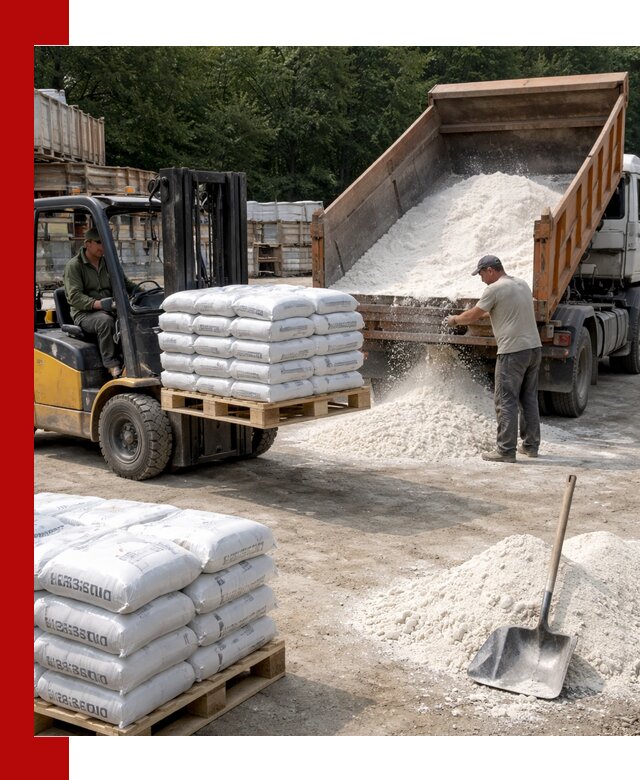 Доставка строительной извести оптом и в розницу в Ртищеве