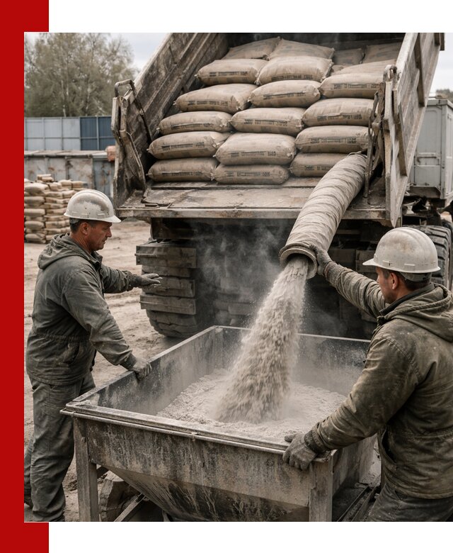 Доставка цемента М400 в Ртищеве оптом и в розницу