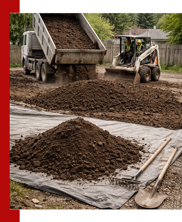 Грунт для отсыпки участка с доставкой в Ртищеве