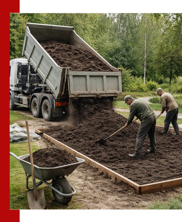 Доставка грунта для озеленения и благоустройства в Ртищеве