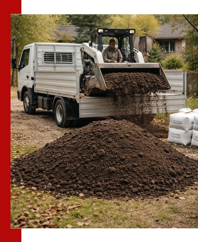 Доставка садовой земли в больших объёмах в Ртищеве
