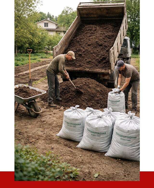 Плодородная смесь в Ртищеве от 4290 р./куб с доставкой | ПРОНЕРУДРтщ